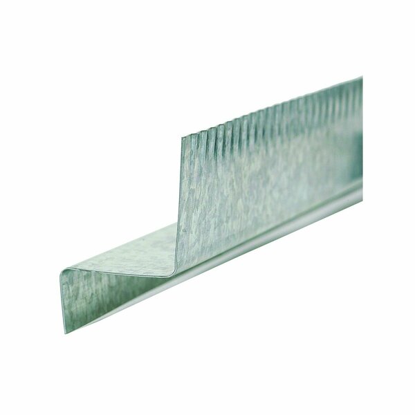 Amerimax Home Products Z-Bar Flashing, 10 ft L, 5/8 in W, Galvanized Steel 5651500120
